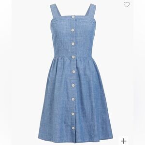 J Crew Chambray button-front dress size 4